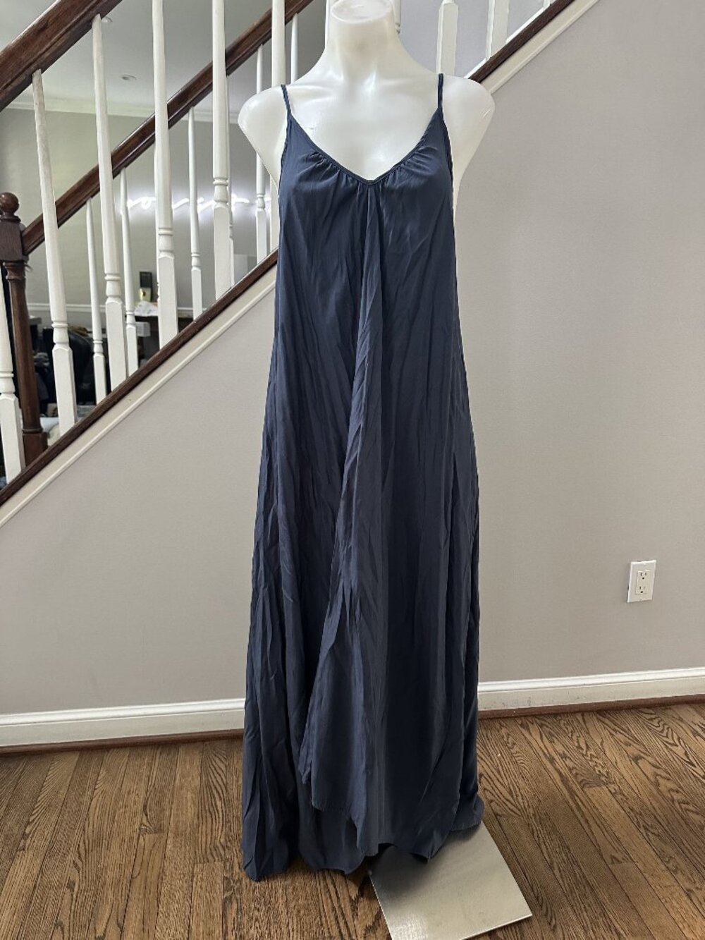 Pink Stitch Blue Resort Maxi Dress Size 6